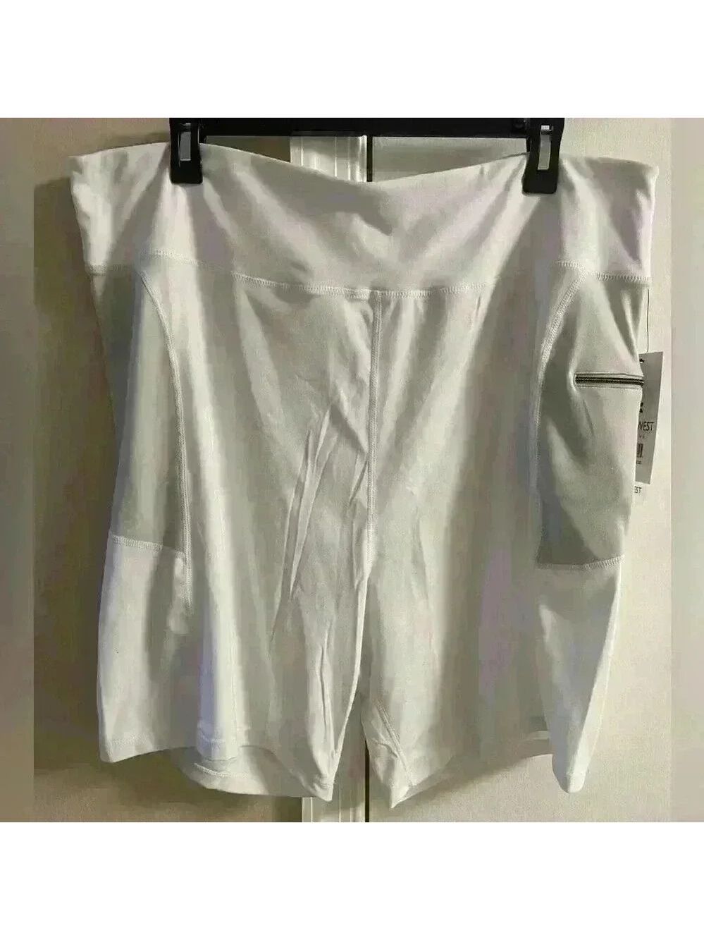 Nine West Active‎ White Stretchy Shorts 3X NWT